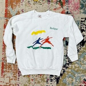 Vintage 1980s Rockport Massachusetts 80s Travel Destination Sweatshirt